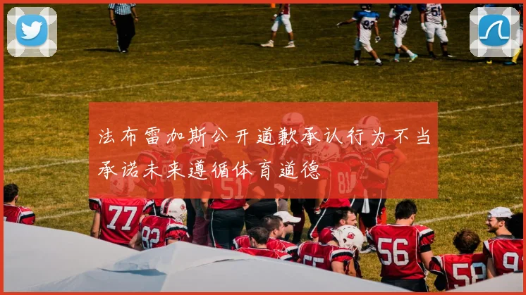 法布雷加斯公开道歉承认行为不当承诺未来遵循体育道德